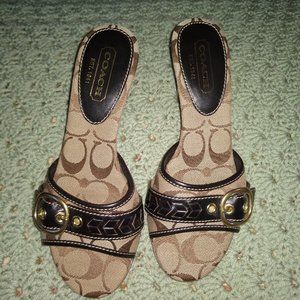 Never worn Coach Mule / Heels Size 6